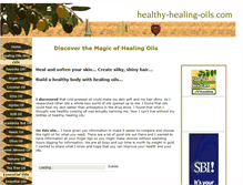 Tablet Screenshot of healthy-healing-oils.com